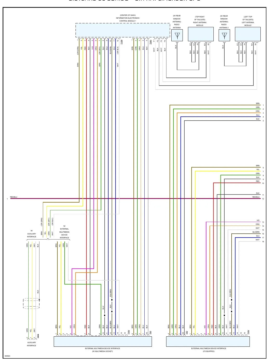 Diagrama Elétrico Volkswagen Golf — prancha de circuito 2