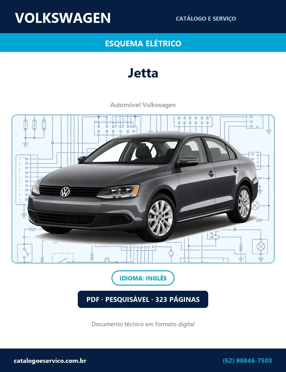 Diagrama Elétrico Volkswagen Jetta - Carro