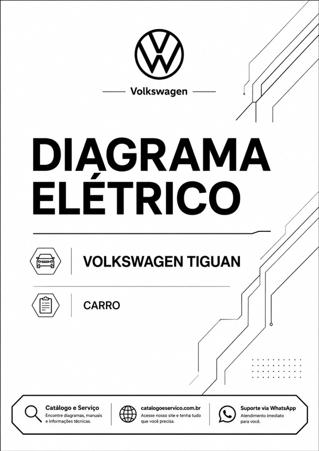 Diagrama Elétrico Volkswagen Tiguan - Carro
