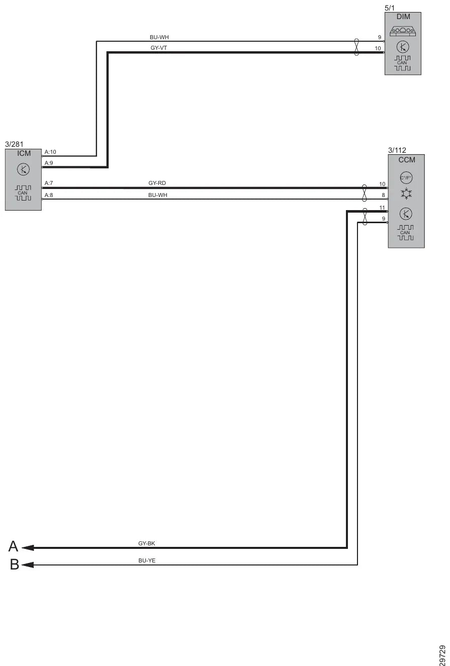 Diagrama Elétrico Volvo C30 / S40 / V50 / C70 — prancha de circuito 1