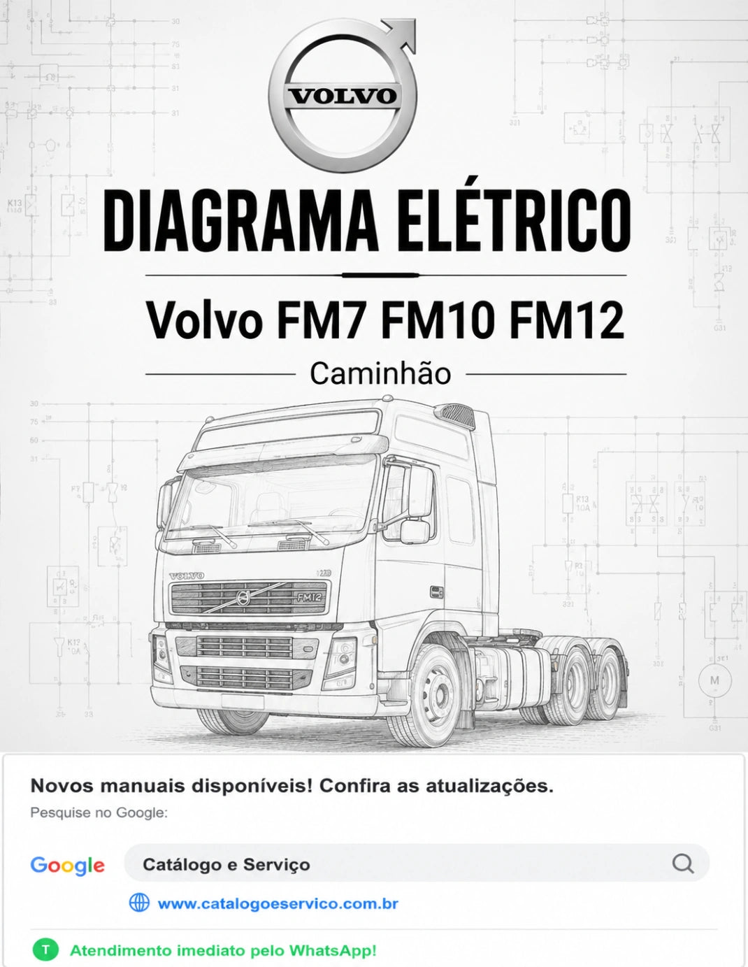 Diagrama Elétrico Volvo FM7 FM10 FM12 - Caminhão