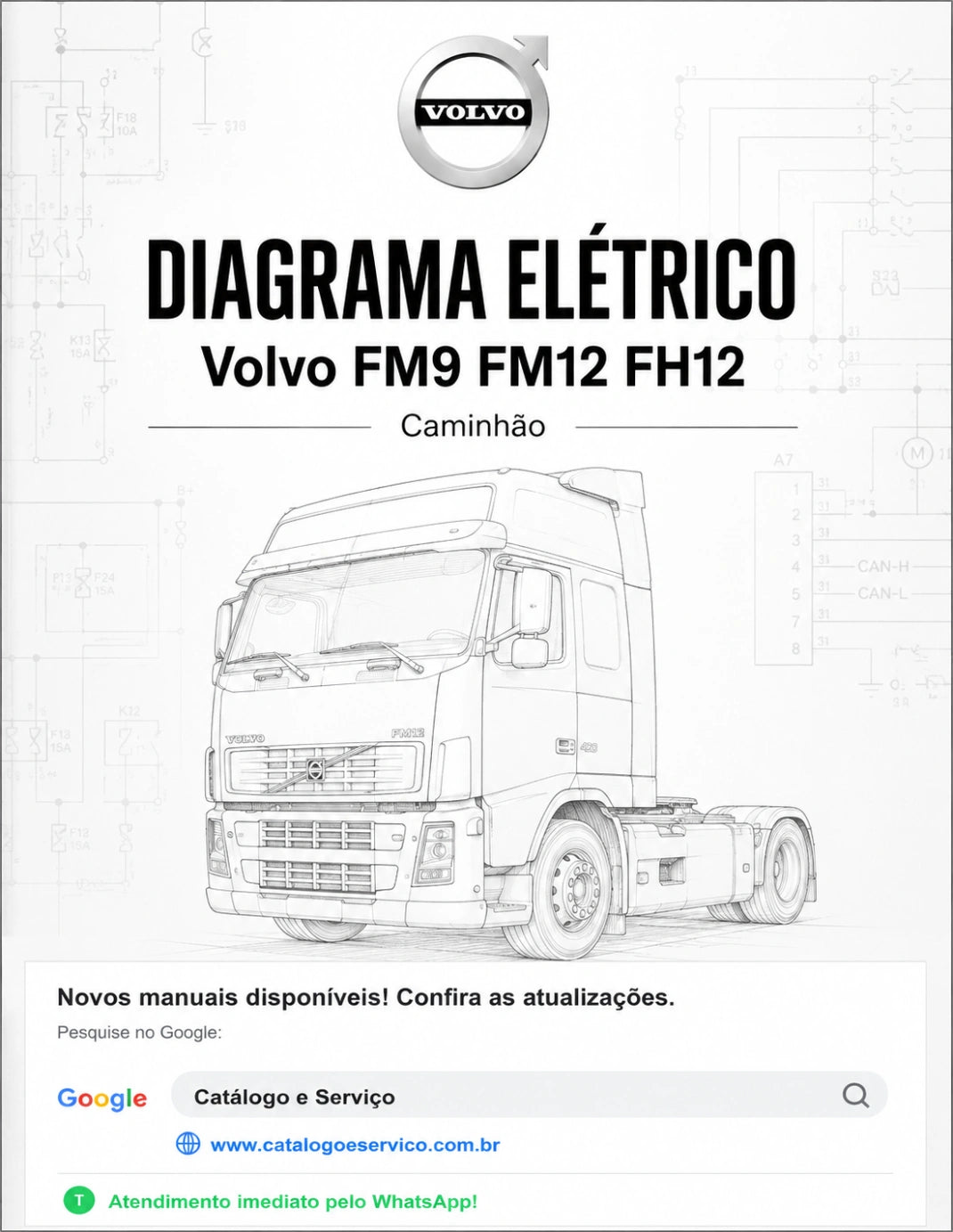 Diagrama Elétrico Volvo FM9 FM12 FH12 - Caminhão