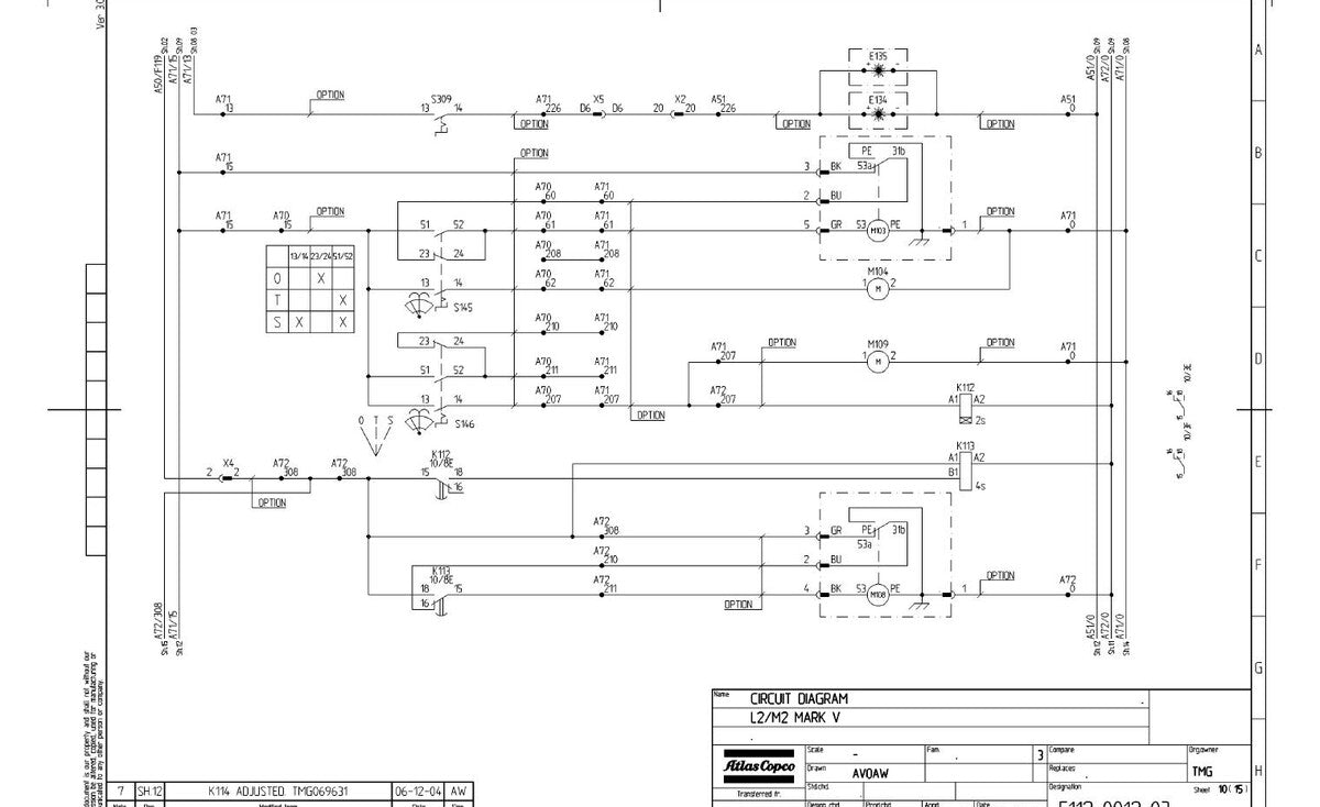Diagramas e Desenhos Boltec MD Atlas Copco Perfuratriz de Rocha - página estratégica 1