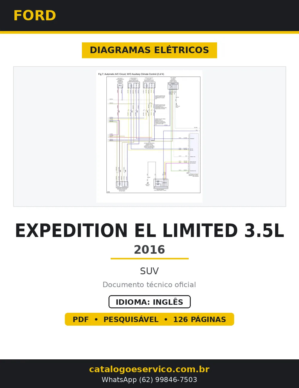 Diagramas Elétricos Ford Expedition EL Limited 3.5L 2016 — capa