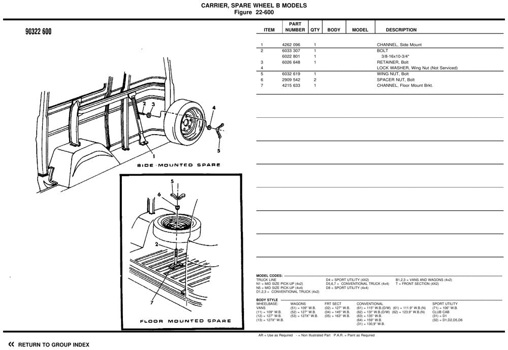 Catálogo de Peças Dodge Trucks 1990-1993 (Inglês)