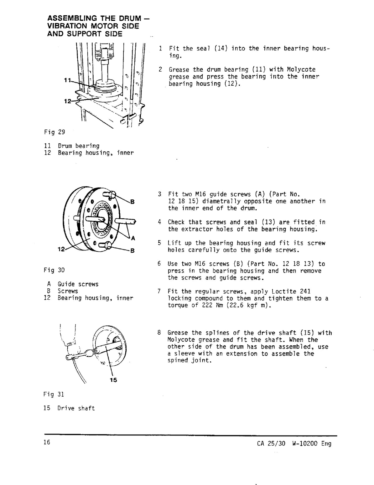 Dynapac CA25-II · Rolo Vibratório — máquina, figura técnica 4