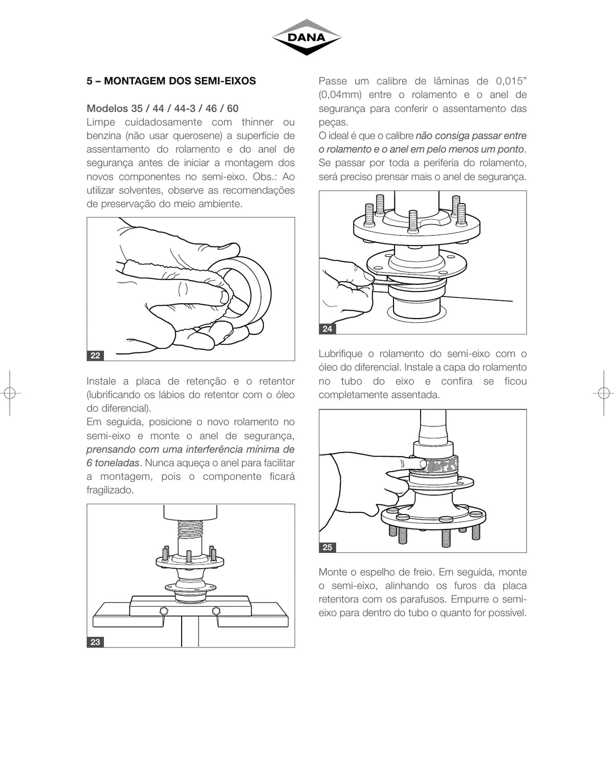 286 Dana — eixo, figura técnica 1