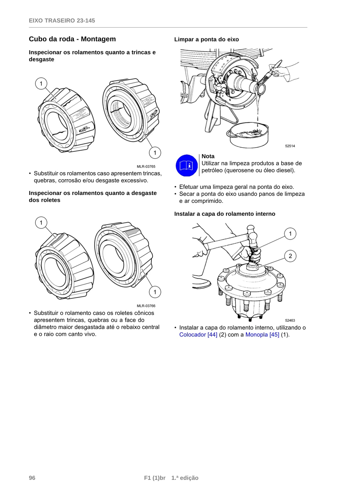 Eixo Traseiro RS 20 145 21 145 23 145 — eixo, figura técnica 4