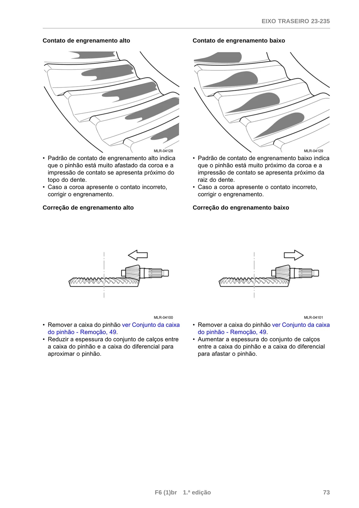 Eixo Traseiro RS23 235 — eixo, figura técnica 2