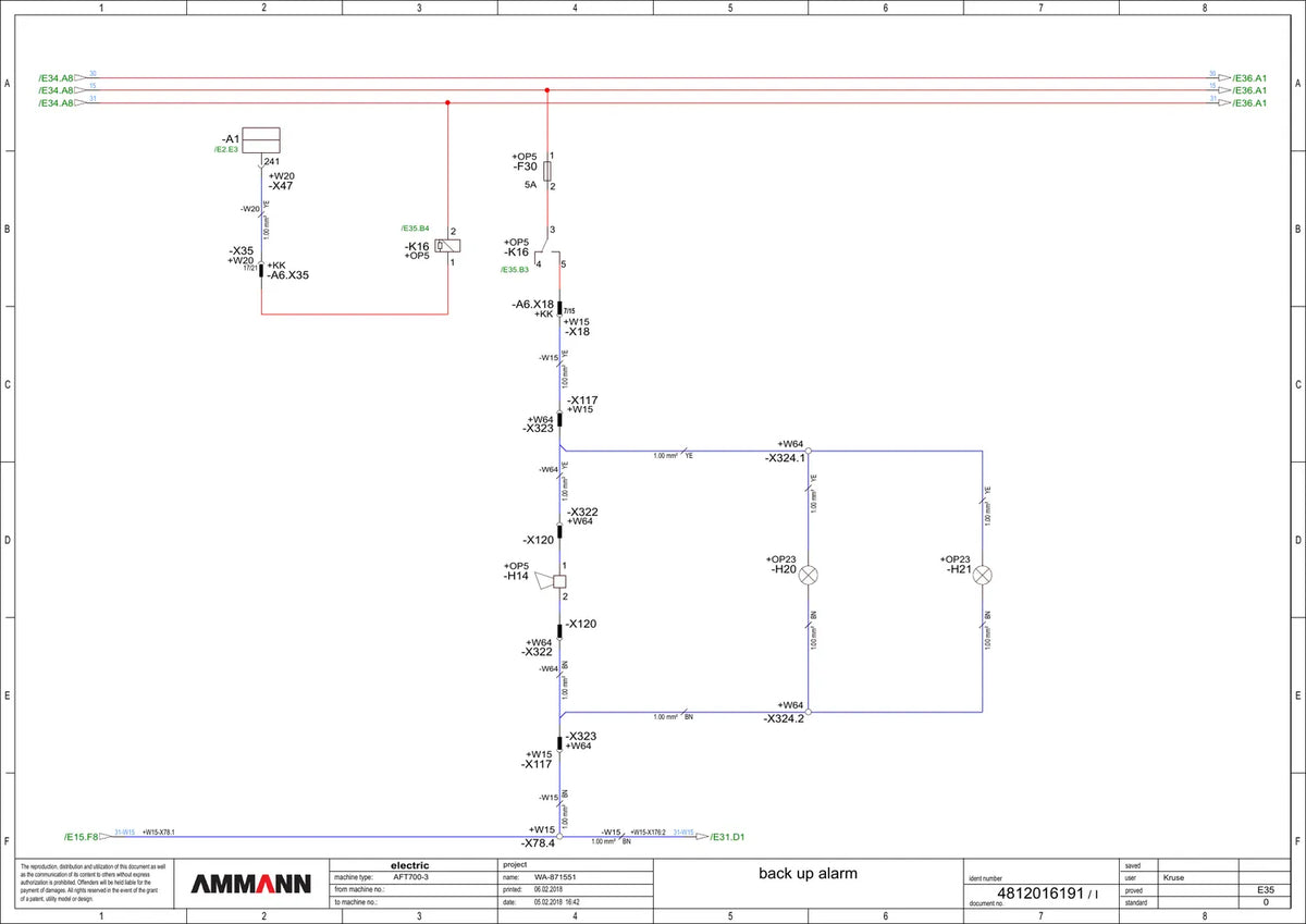 Esquema Elétrico Ammann AFT 700-3 — amostra 3 de página interna do documento