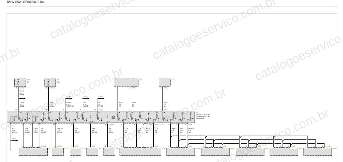 Exemplo de diagrama do Esquema Elétrico BMW Z8 E52 — página 4