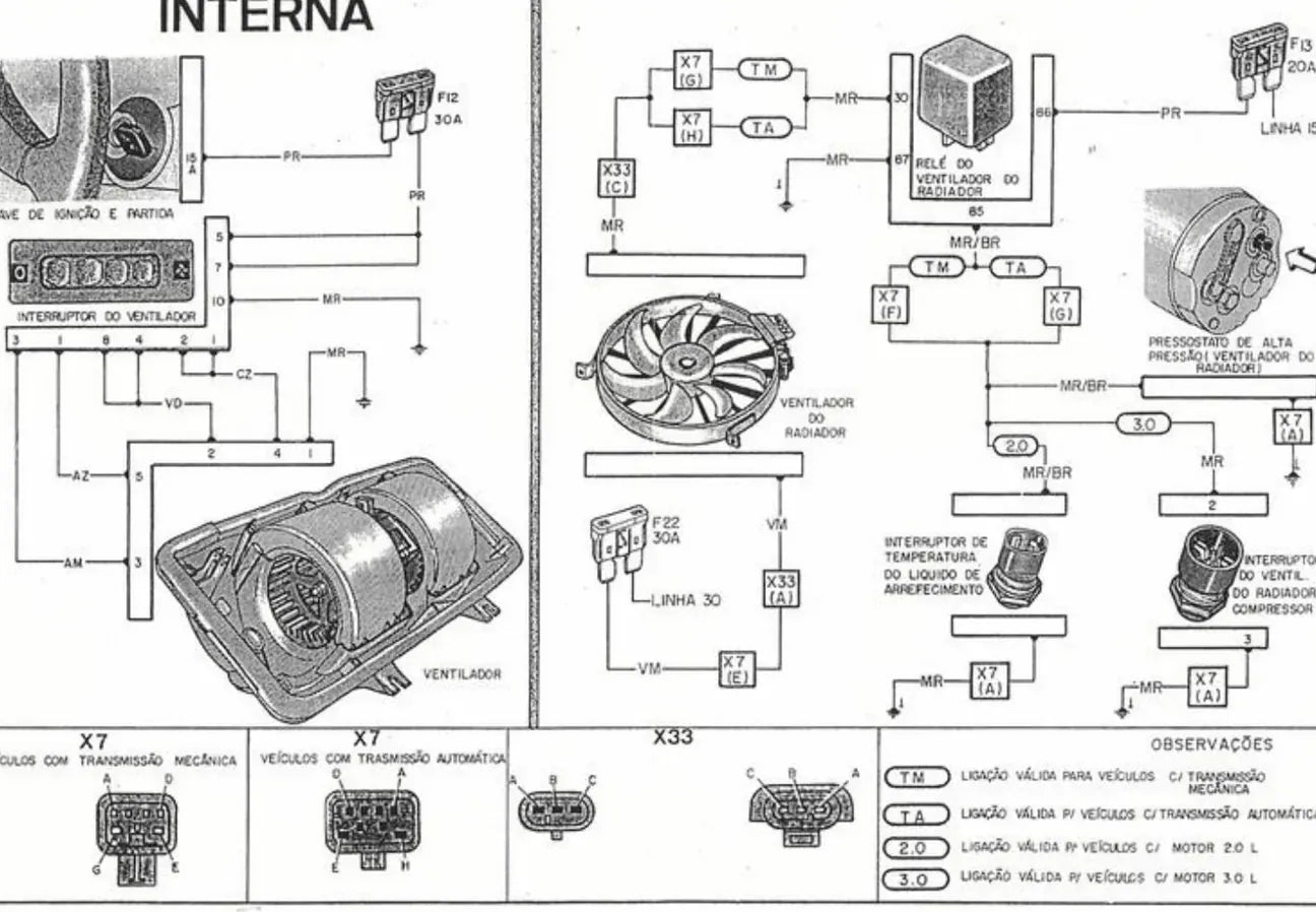 Esquema Elétrico Chevrolet Omega - Suprema - 92 A 98 - Página 3