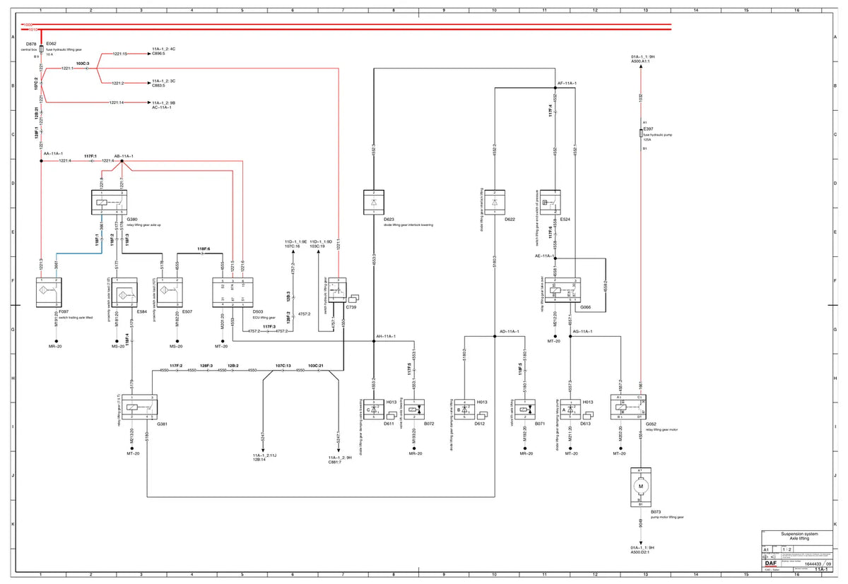 Esquema Elétrico DAF XF105 — amostra 2 de página interna do documento