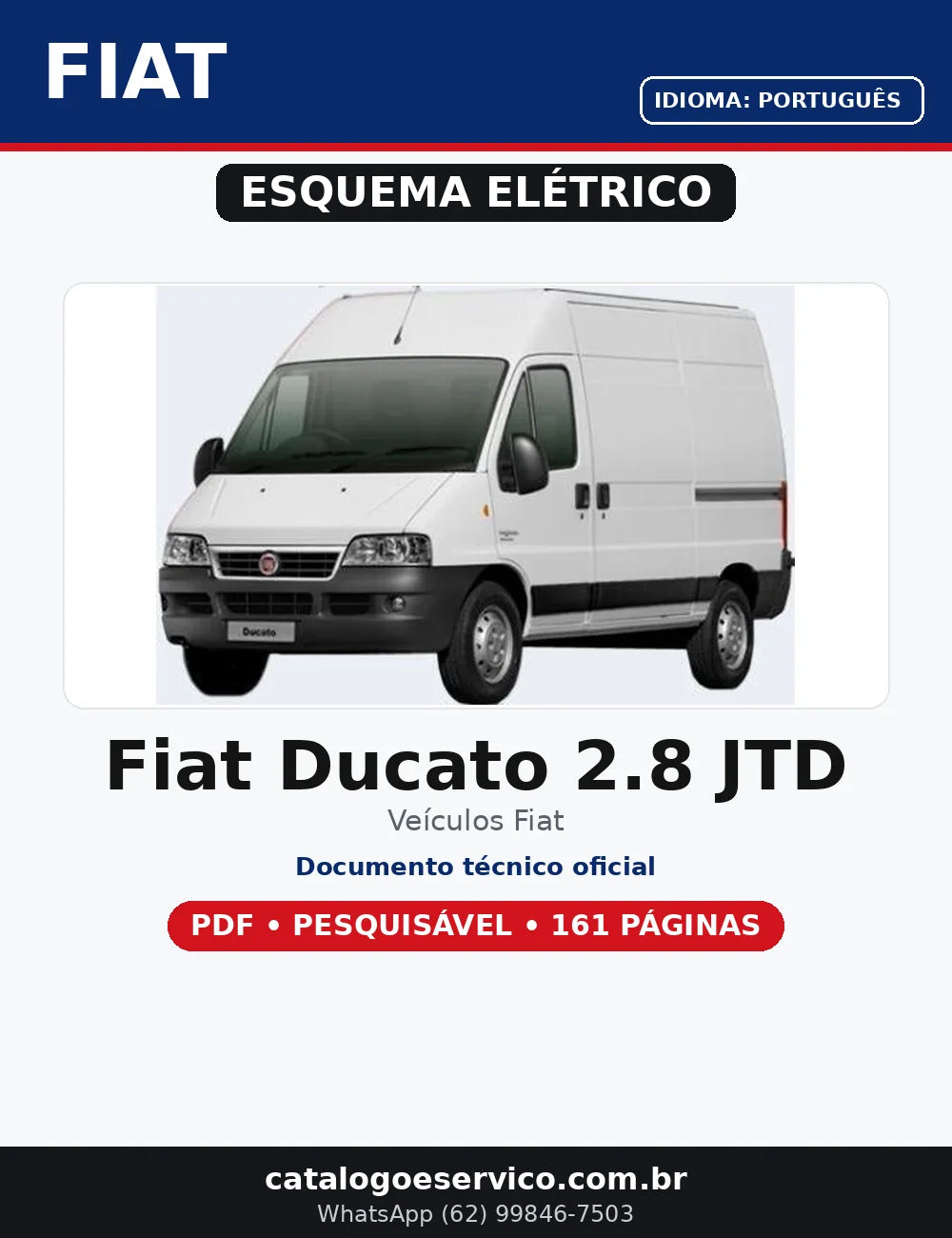 Esquema Elétrico Injeção Eletrônica Fiat Ducato 2.8 Jtd