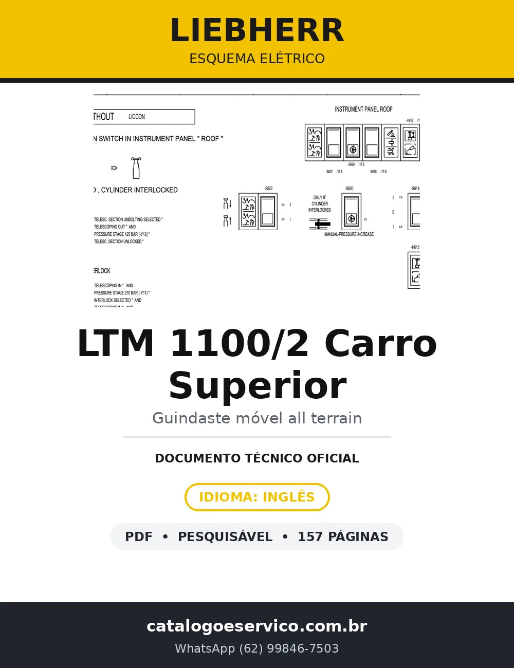 Esquema Elétrico Liebherr LTM 1100/2 Carro Superior — capa