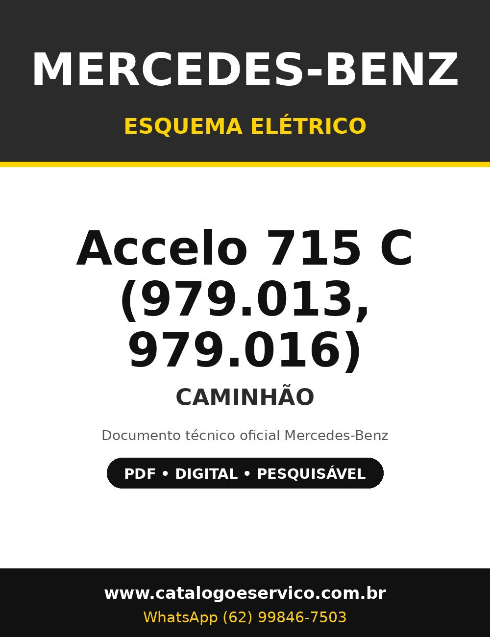 Esquema Elétrico Mercedes-Benz Accelo 715 C (979.013, 979.016) - Caminhão
