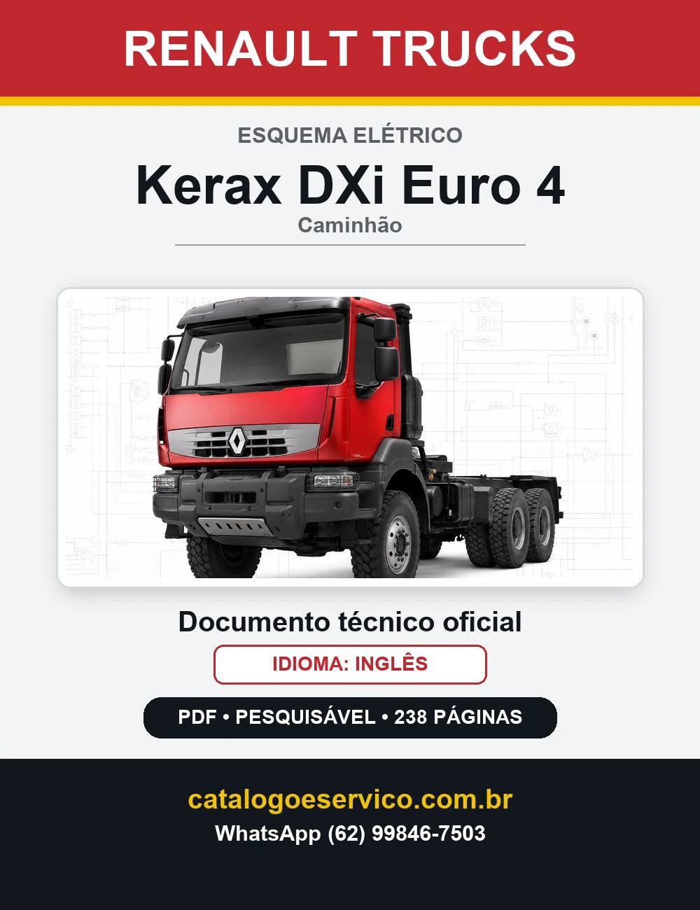 Esquema Elétrico Renault Trucks Kerax DXi Euro 4 — capa