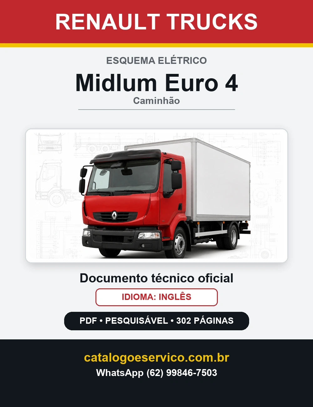 Esquema Elétrico Renault Trucks Midlum Euro 4 — capa