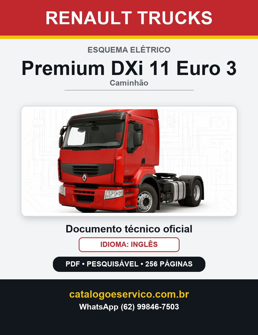 Esquema Elétrico Renault Trucks Premium DXi 11 Euro 3 — capa