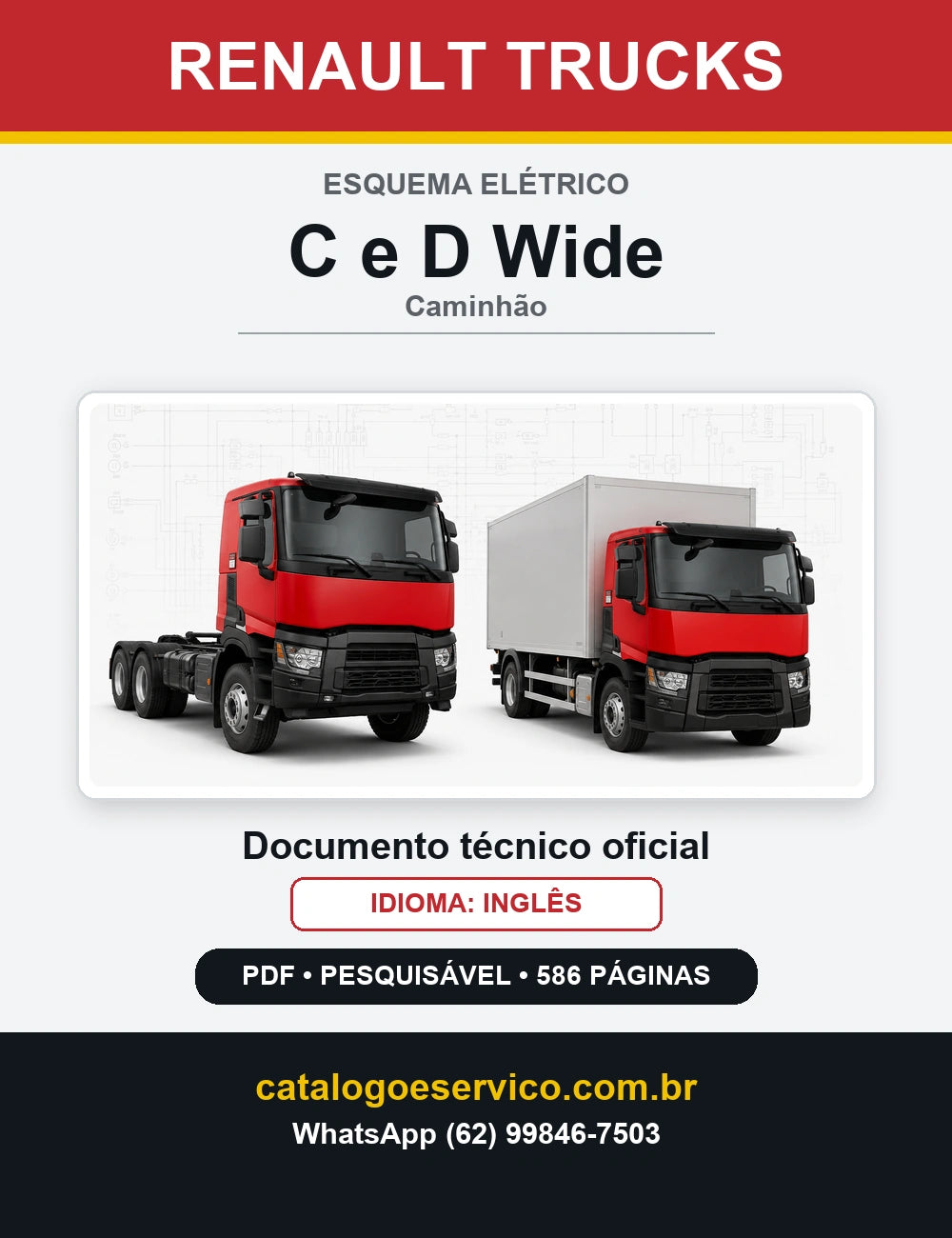 Esquema Elétrico Renault Trucks C e D Wide — capa