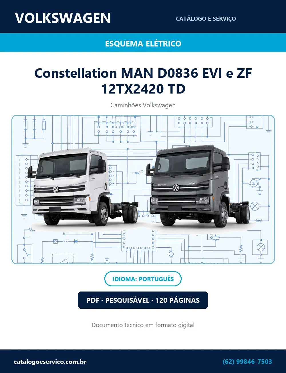 Esquema Elétrico VW Constellation D0836 EVI — capa