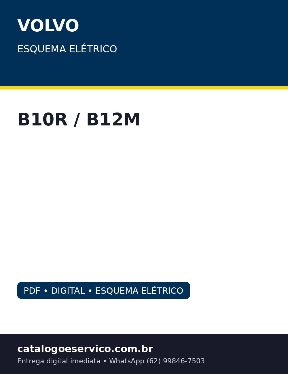 Esquema Elétrico Volvo B10R / B12M — B10R/B12M: um esquema com VECU, EBS, ECS e Dynafleet