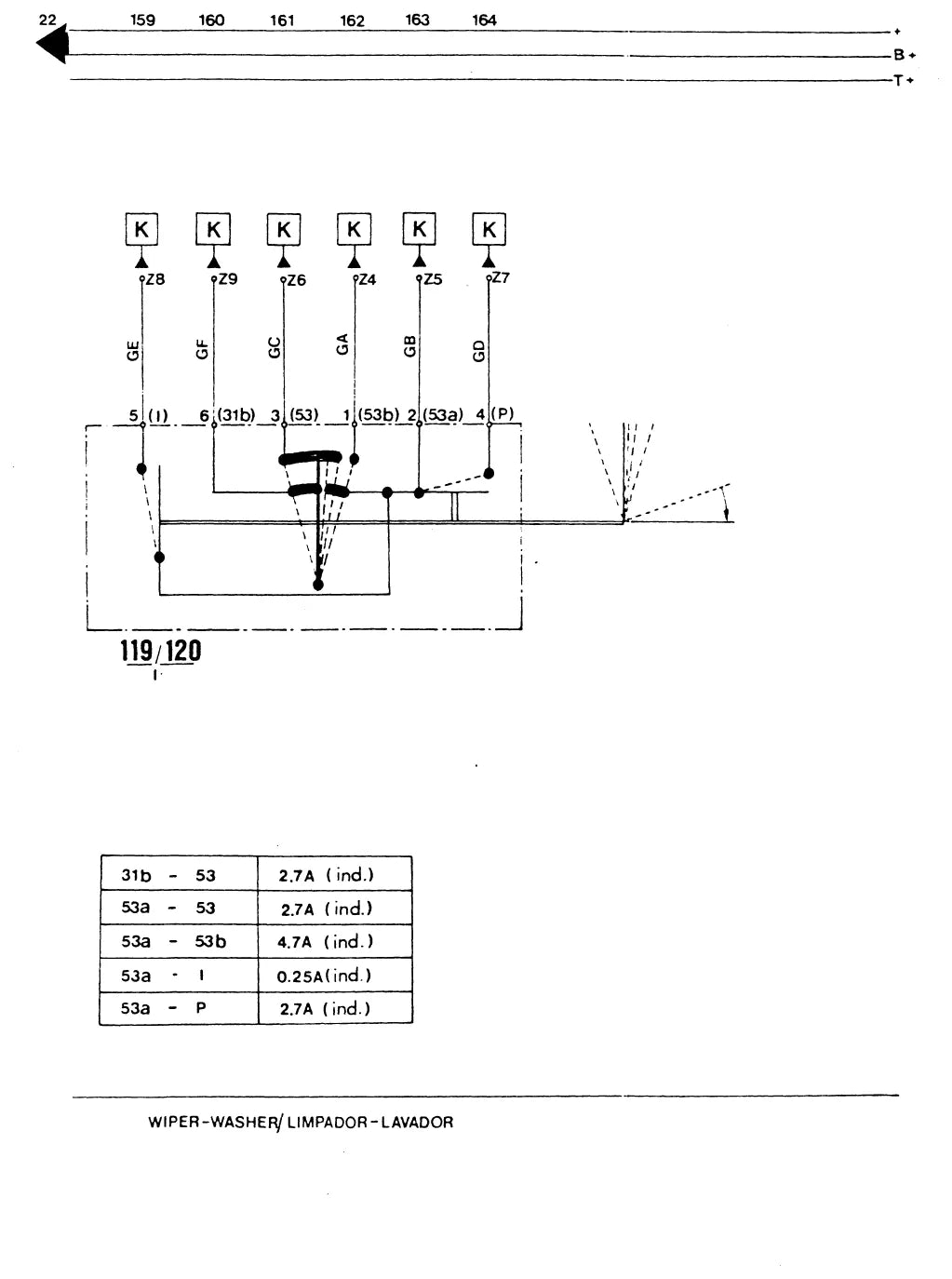 Prancha de diagrama elétrico e hidráulico — Volvo B10M / Grupo 370 · Nº 7 (amostra 2 de 2)