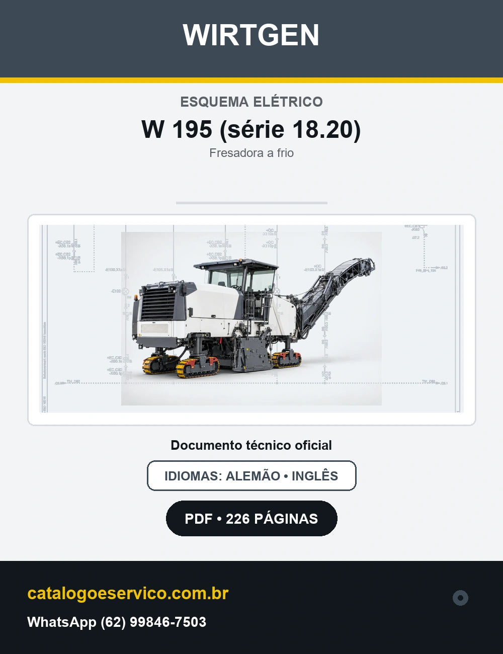 Esquema Elétrico Wirtgen W 195 (série 18.20) — capa
