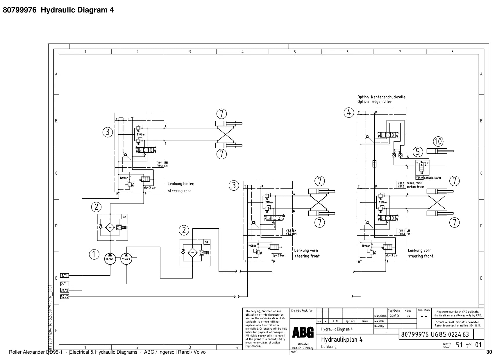 Volvo DD95-1 — diagrama 3