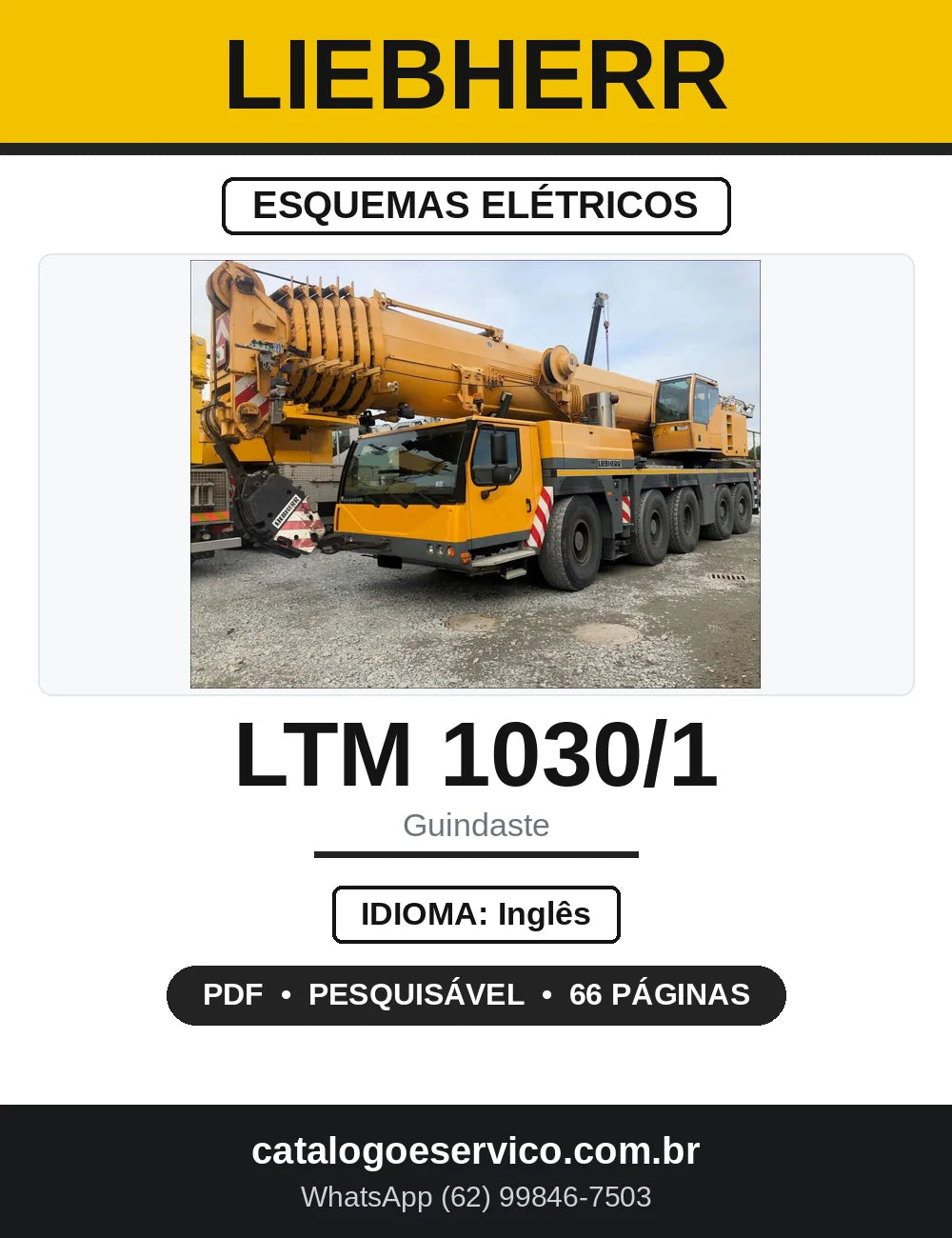 Esquemas Elétricos Liebherr LTM 1030/1 Guindaste — capa