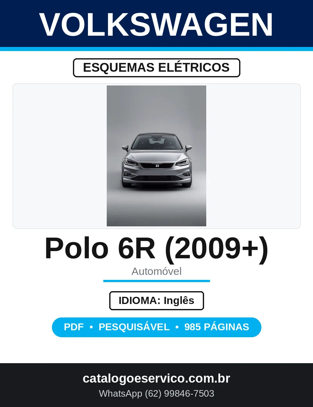 Esquemas Elétricos VW Polo 6R de 2009 em diante — capa
