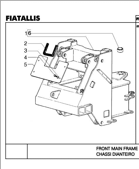 Catálogo De Peças Fiatallis Fw140 Pá Carregadeira