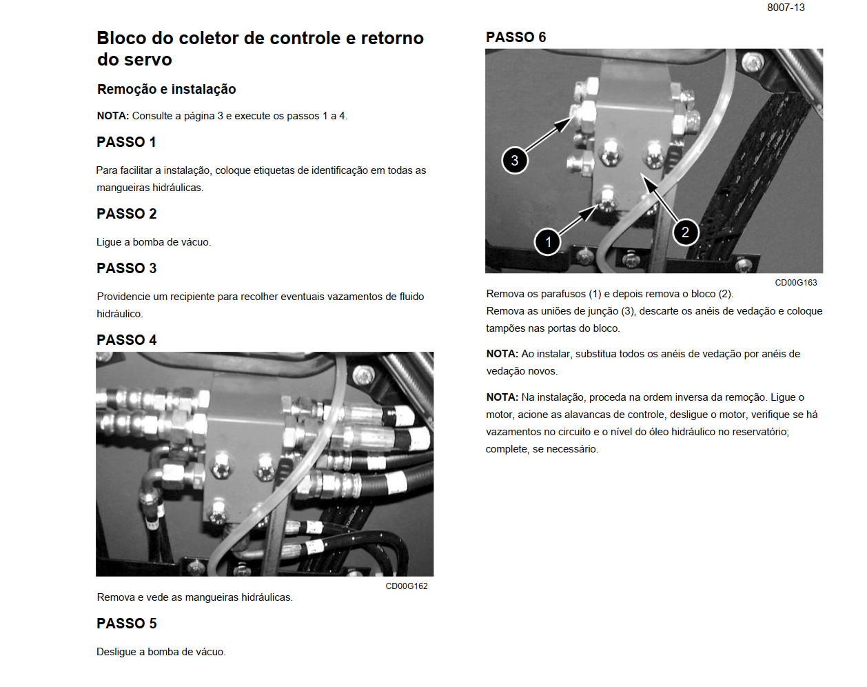 Manual de Serviço Case CX130 — Escavadeira de esteira Case CX130 / CX130LR