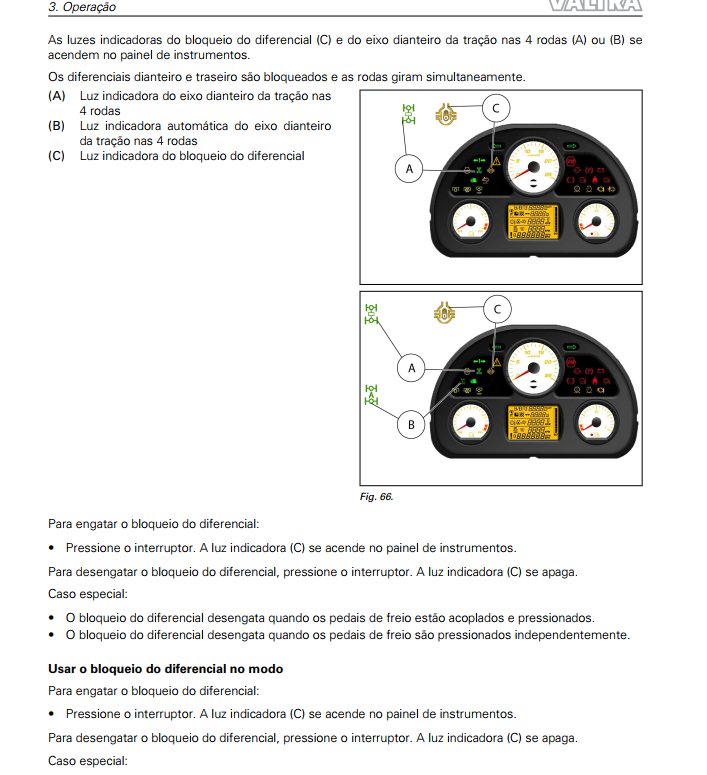 Manual do Operador Valtra - A114, A124, A134 - 2017