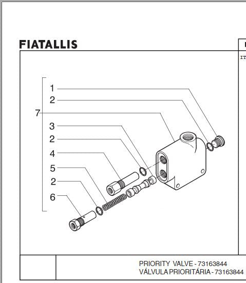 Catálogo Peças Motoniveladora Patrola Fiatallis Fg200.b