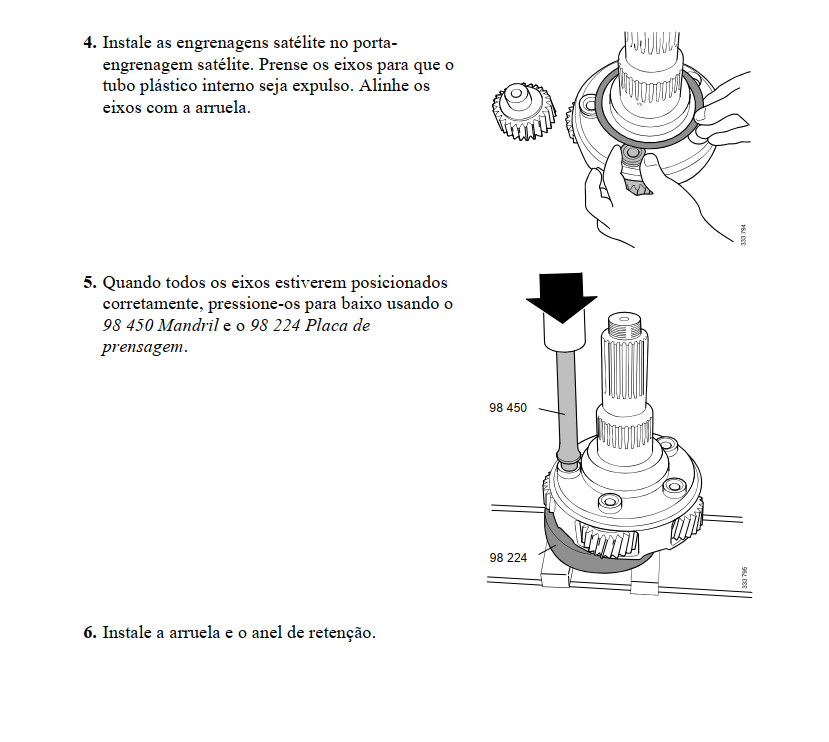 Manual de Serviço Câmbio Scania GR/S/O 875R — GRS895 — GRS905 — GRS925 — GRS926R | Caixa de Câmbio Scania