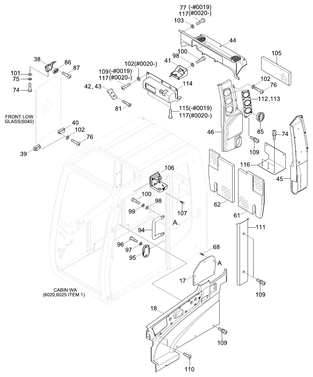 Catálogo de Peças Hyundai R800LC-7A — diagrama de componentes (página interna do PDF)