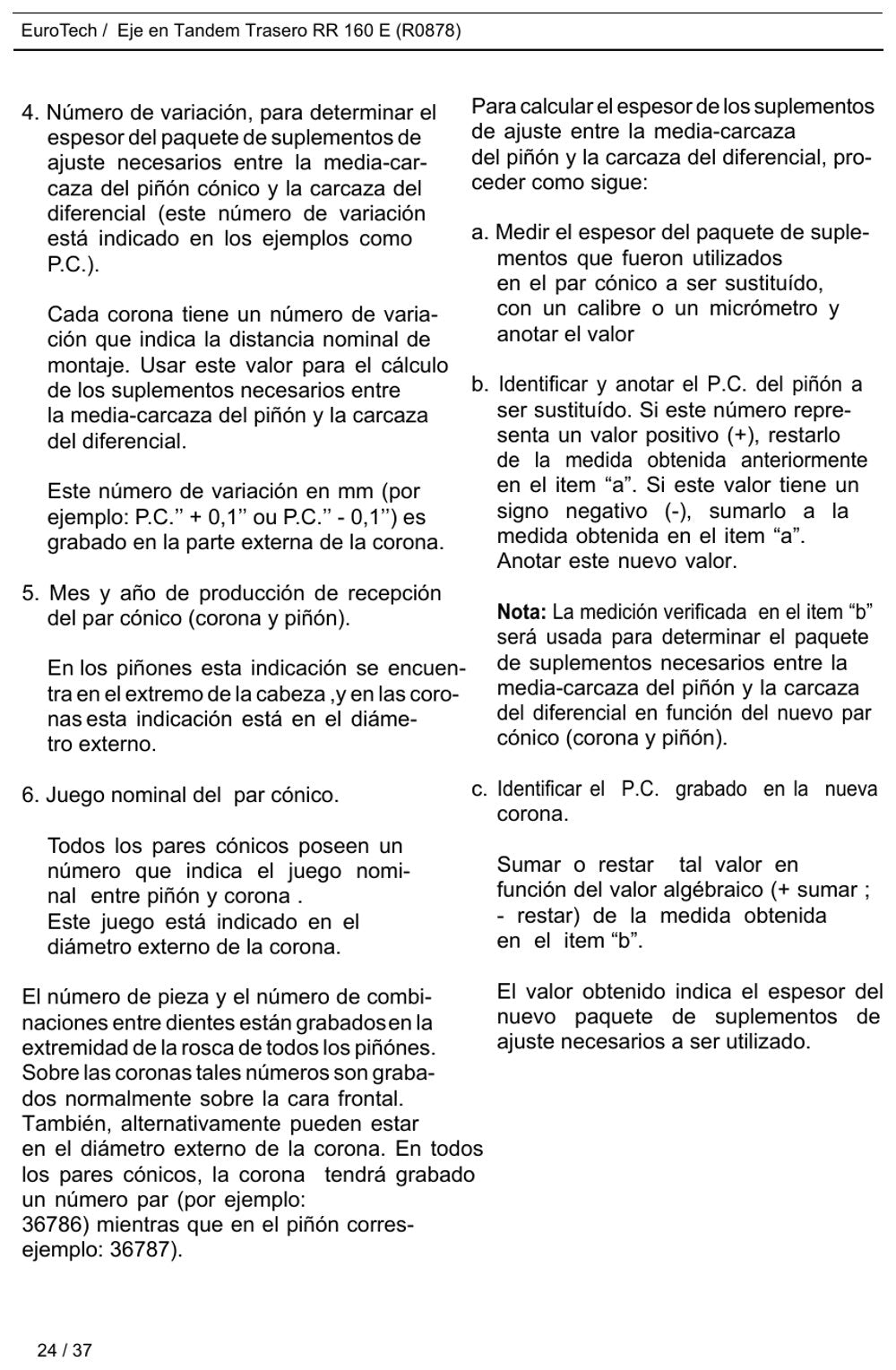 Manual de Reparação Iveco EuroTech RR160 Diferencial Traseiro (Espanhol)