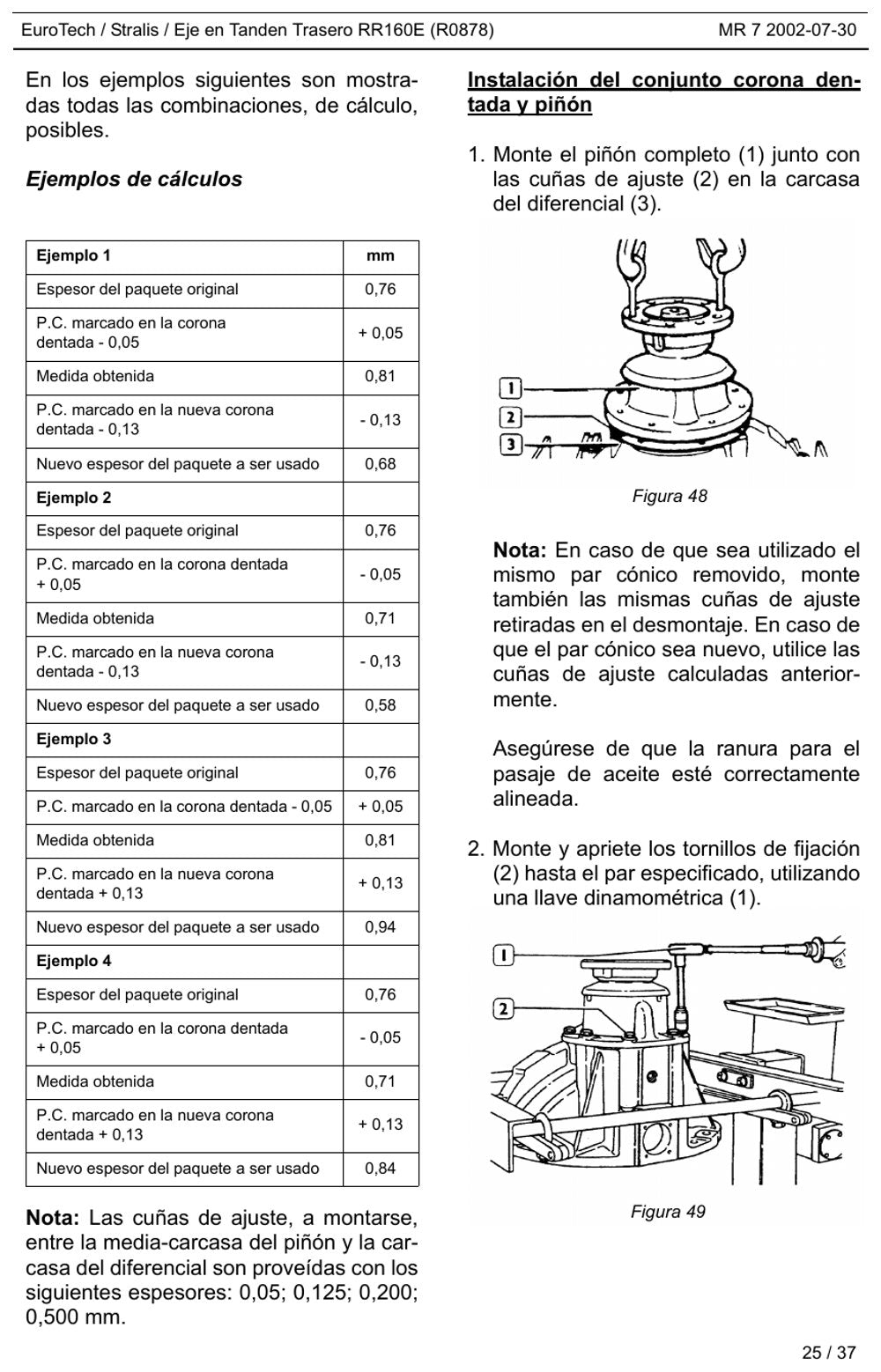 Manual de Reparação Iveco Stralis/EuroTech RR160 Eixo Tandem (Espanhol)
