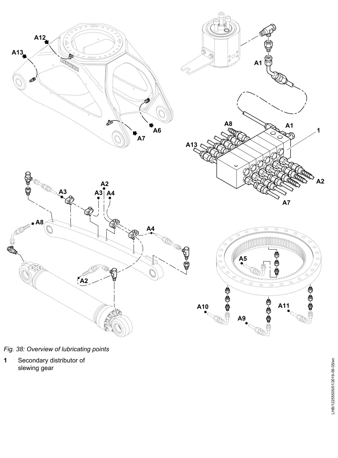 Manual do Operador Liebherr GMH 50 — figura técnica 3
