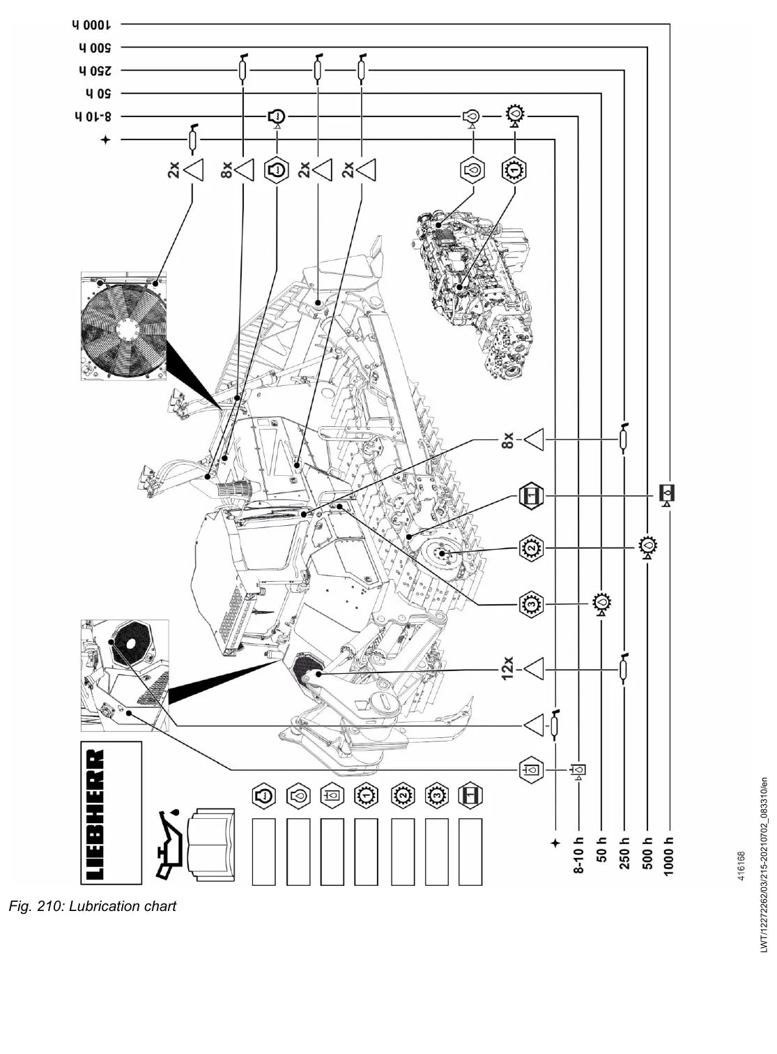 Manual de Serviço Liebherr PR 756 1808 — figura técnica 1