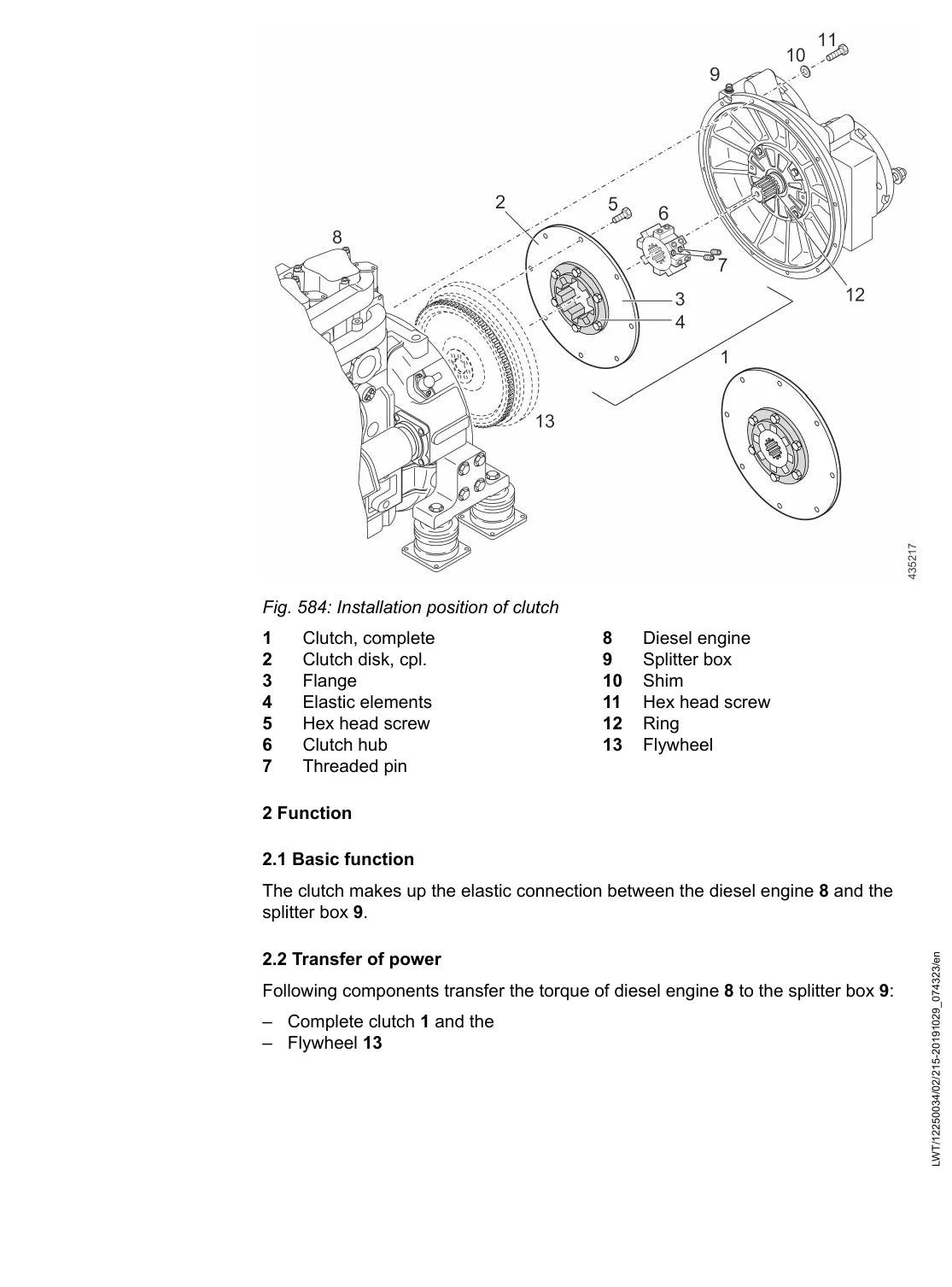 Manual de Serviço Liebherr RL 46 1631 — figura técnica 2