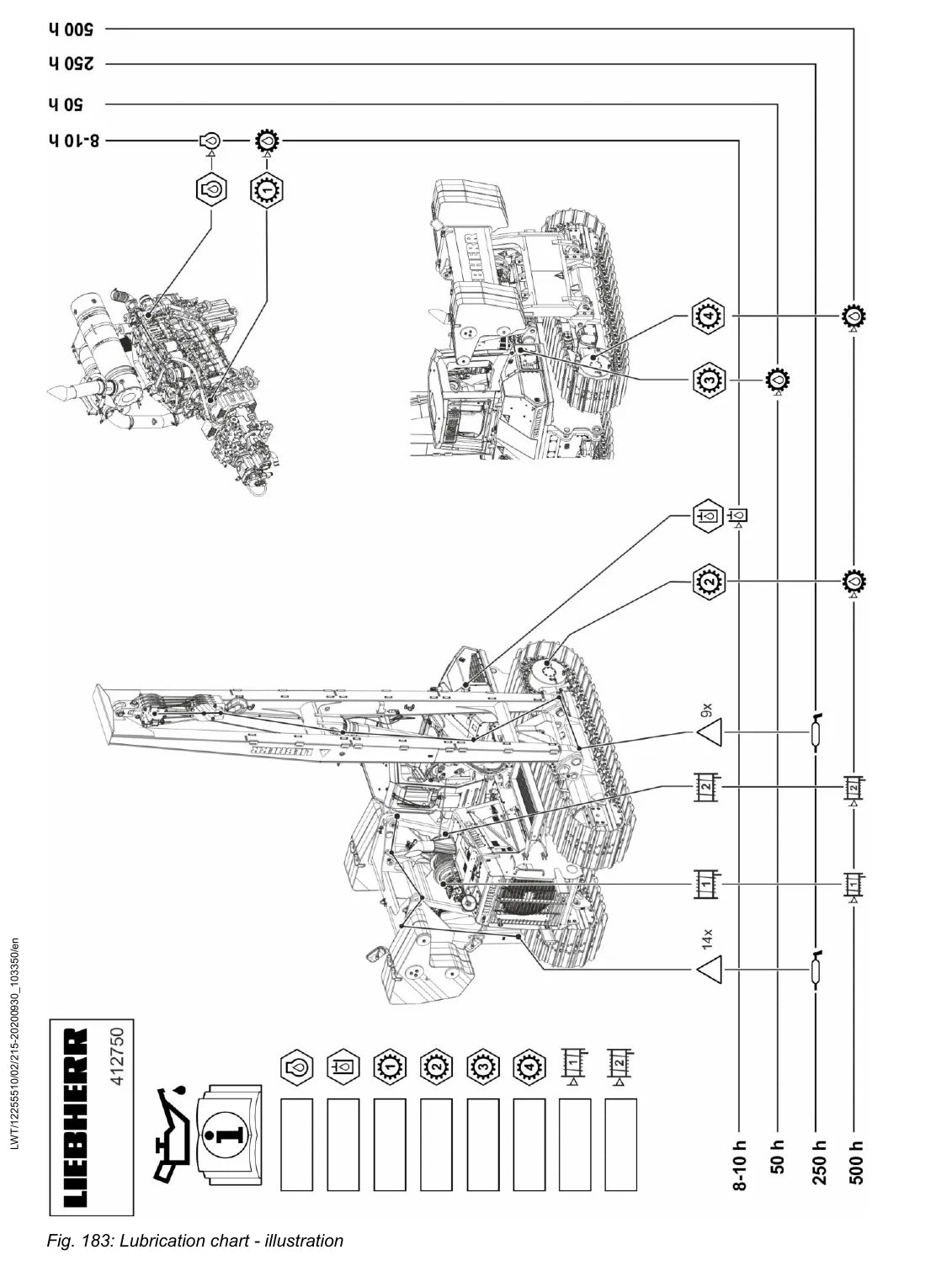 Manual de Serviço Liebherr RL 66 1633 — figura técnica 1