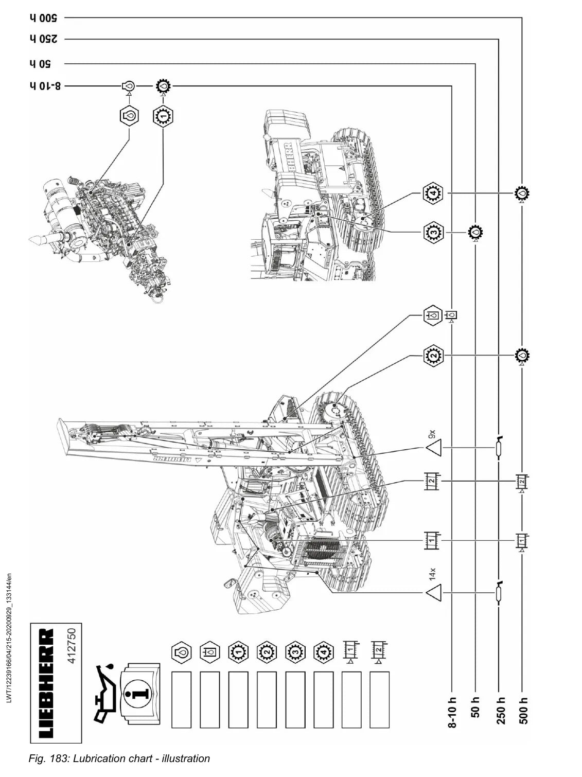 Manual de Serviço Liebherr RL 66 1633 — figura técnica 1