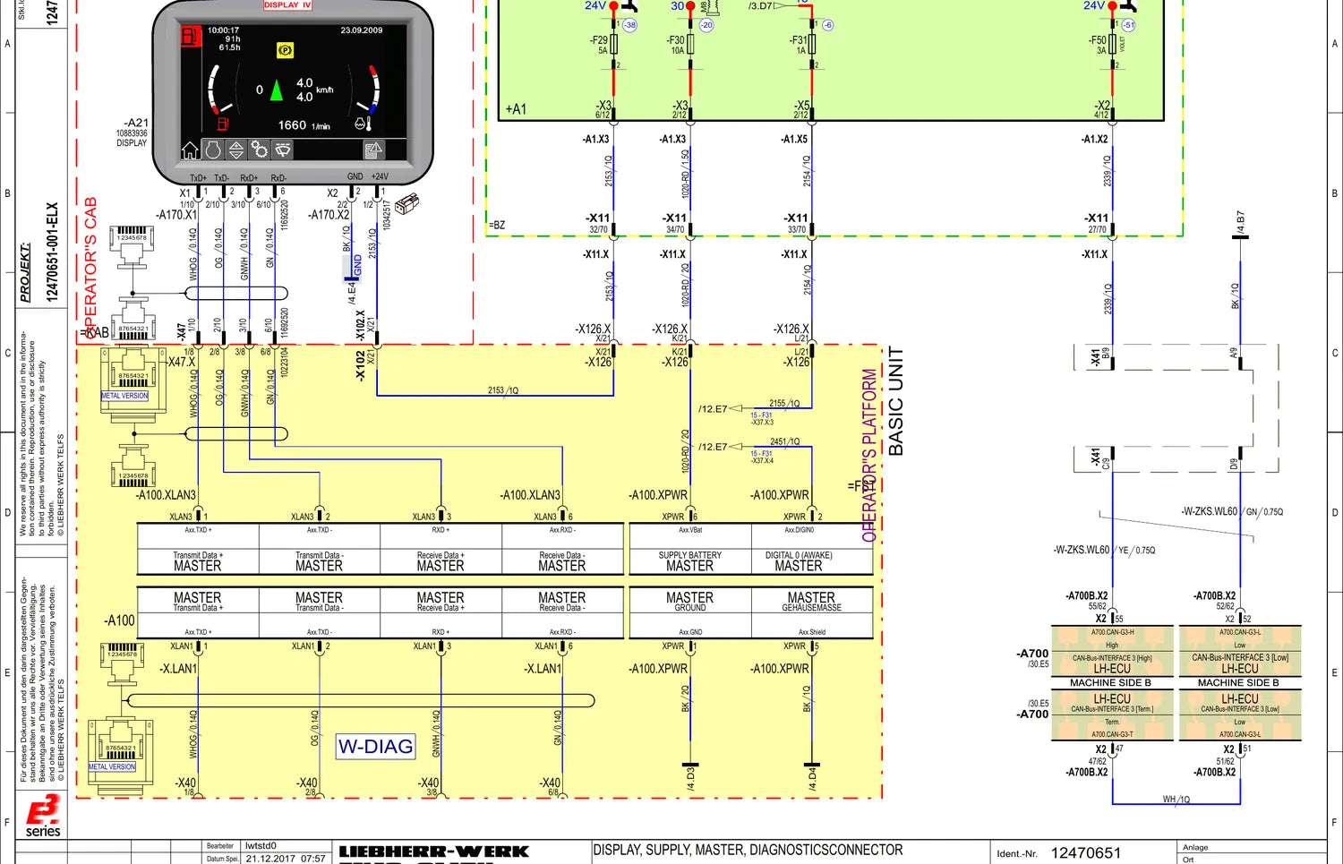 Manual de Serviço Liebherr RL 66 1633 — figura técnica 3