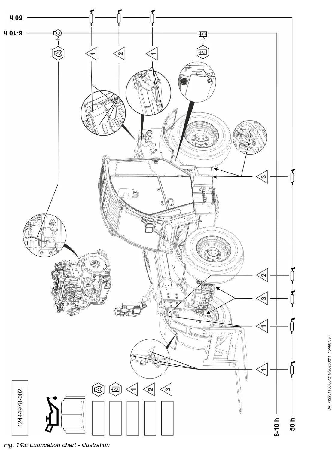 Manual de Serviço Liebherr T 33-10 1695 — figura técnica 1