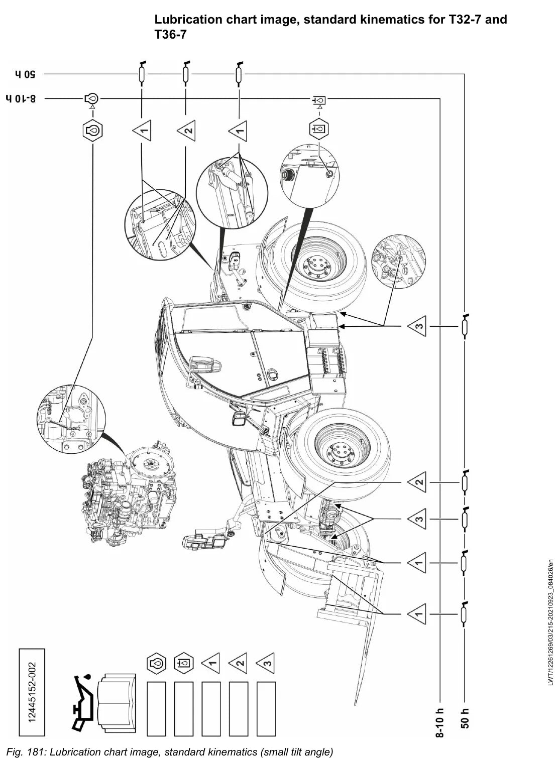 Manual de Serviço Liebherr T 36-7 1667 — figura técnica 1