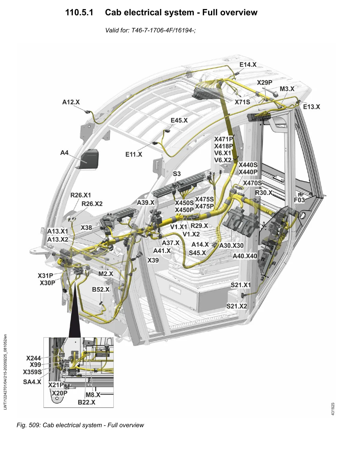 Manual de Serviço Liebherr T 46-7 1706 — figura técnica 3