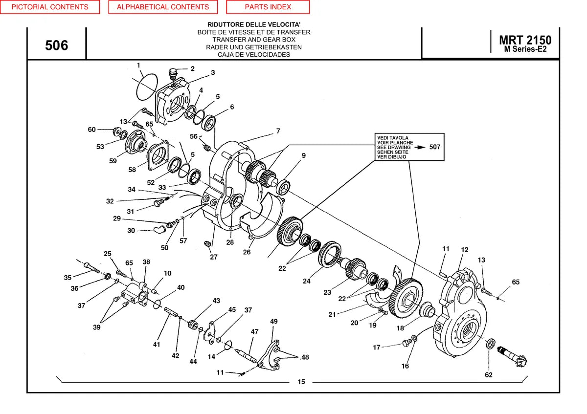 Manitou Manipulador Telescopico MRT2150 — manipulador, vista explodida 4