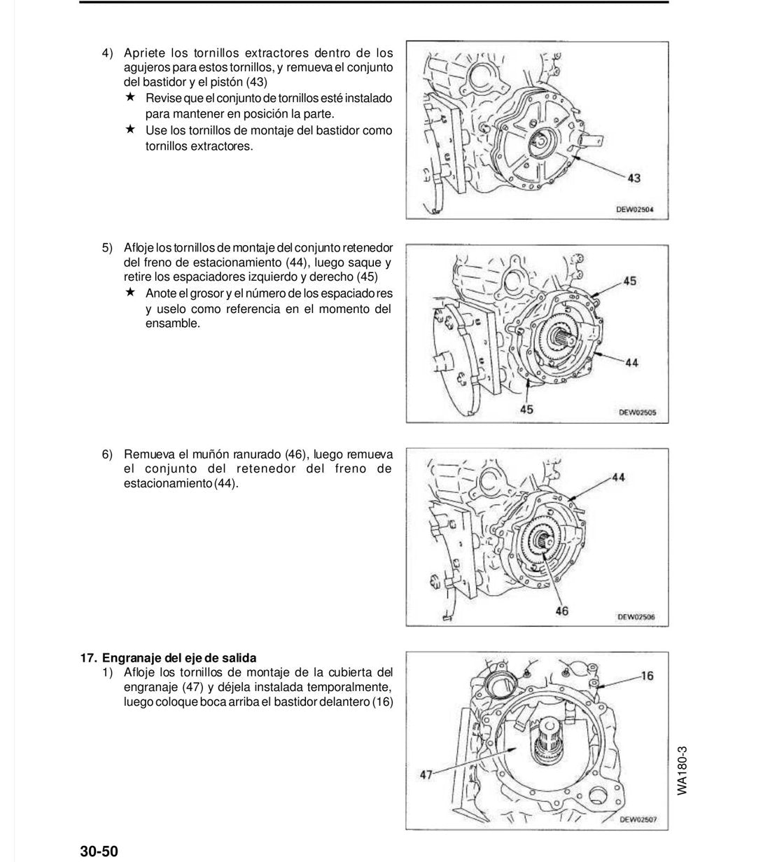 Manuais De Serviço KOMATSU - WA180-3 - Parallel Tool Carrier - página 3